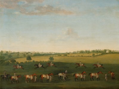 La serie di cavalli da corsa di Sir Charles Warre Malet in esercizio da J. Francis Sartorius